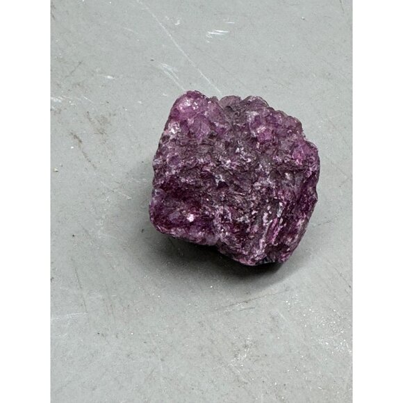 Raw Purple Rough Gemstone Specimen For Collectors Jewelry Making 1.5x1.5" READ - Picture 3 of 8